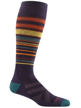 Snowpack Over-the-Calf Midweight Ski & Snowboard Sock Blackberry MD
