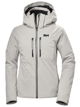 Womens Alphelia Lifaloft Ski Jacket Mellow Grey MD
