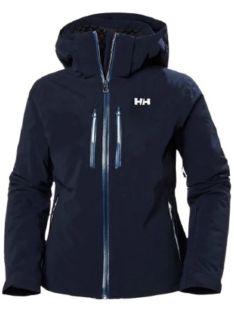 Womens Alphelia Lifaloft Ski Jacket Navy MD