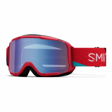 Daredevil Jr Ski Goggles - Crimson / Blue Sensor Mirror