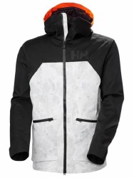 Straightline Lifaloft 2.0 Ski Jacket Grey Fog Snow Camo LG