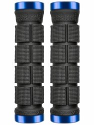 Northshore MTB Grips Black with Blue Lockrings