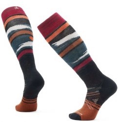 Ski Full Cushion Over-the-Calf Midnight Pattern Socks Black MD