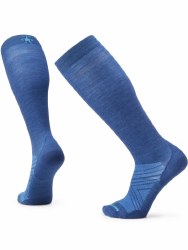 Ski Zero Cushion Extra Stretch Over-the-Calf Socks Alpine Blue MD