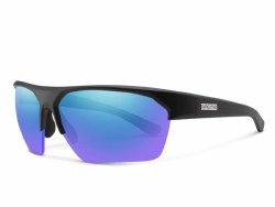 Rival Matte Black + Polarized Blue Mirror