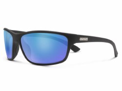 Sentry Matte Black + Polarized Blue Mirror