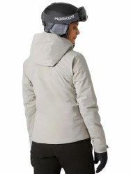 Additional picture of Womens Alphelia Lifaloft Ski Jacket Mellow Grey MD