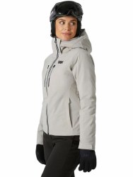 Additional picture of Womens Alphelia Lifaloft Ski Jacket Mellow Grey MD