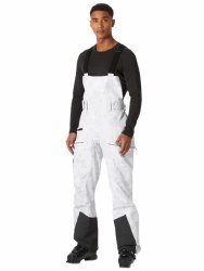 Additional picture of Sogn Bib Shell Ski Pant Grey Fog Snow Camo MD