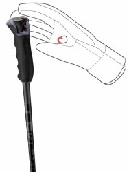 Additional picture of Detect S Ski Pole 120cm