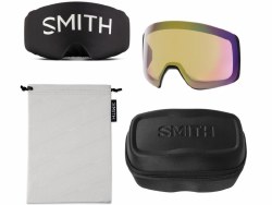 Additional picture of 4D MAG XL Ski Goggles - Black / Sun Red Mirror