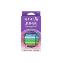 Reeves Oil Pastel 12 Pack