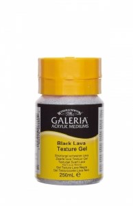 Galeria Black Lava Texture Gel