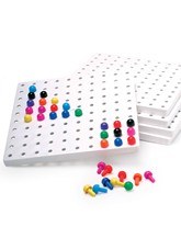 Pegboards&amp;Colour Pegs Set