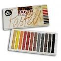 Earth Colour Pastels 12 Pack