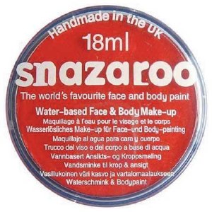 Snazaroo 18ml Bright Red