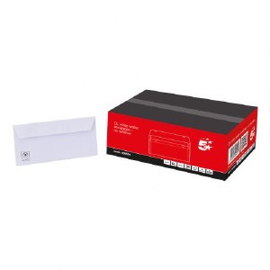 DL White Envelopes X500 P&amp;S