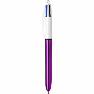 BIC 4 Colour Pen Shine Purple
