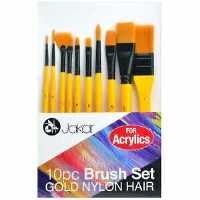 Brush Set for Acrylics 10pc