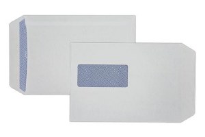 C5 White 90gsm Window Envelope