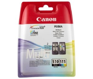 Canon 510Bk &amp; 511Col Multi Pk