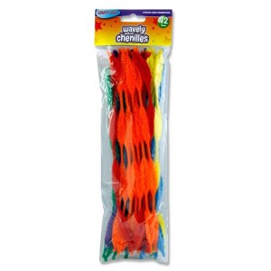 Chenille Stems Wavy 42 Pack