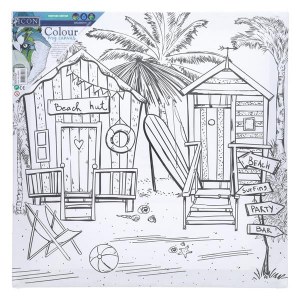 Colour My Canvas- Beach Hut