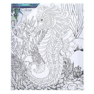 Colour My Canvas- Sea Horse