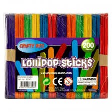 Colour Jumbo Lollipop 200 Pack