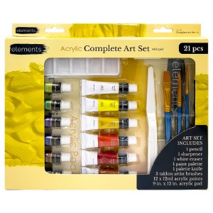 Elements Watercol Art-Set+ Pad