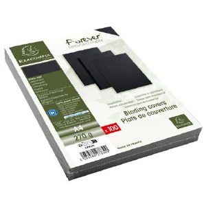 Exacompta Binding Covers Black