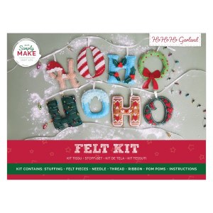 Felt Garland - Ho Ho Ho