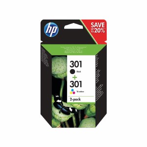 HP 301 Blk &amp; 301 Colour