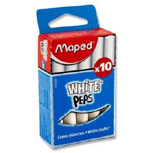 Maped White Chalk X 10