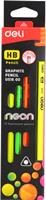 Neon Graphite Pencil/Eraser 12