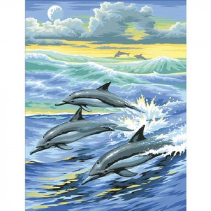 Paint By Numbers - Dolphins