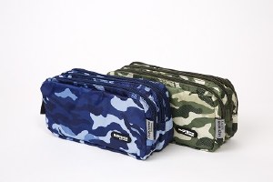 Pencilcase Triple  Zip Camo