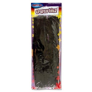 Pipe Cleaners Black 12&quot; 50 Pk