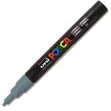 Posca Bullet Tip 0.9mm Grey