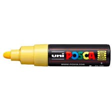 Posca Chisel Tip 5.5m Yellow