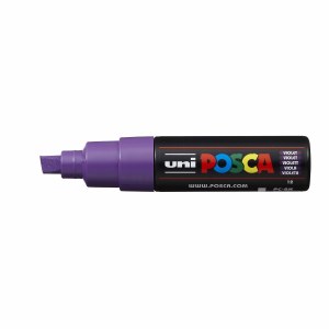 Posca Chisel Tip 8.0mm Violet