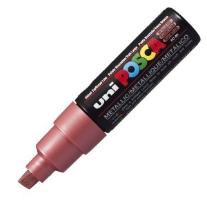 Posca ChiselTip 8.0mm Met Red