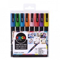 Posca PC-3mm Sparkling Col 8pk