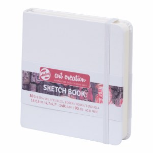 RT 12x12cm Sketchbook White