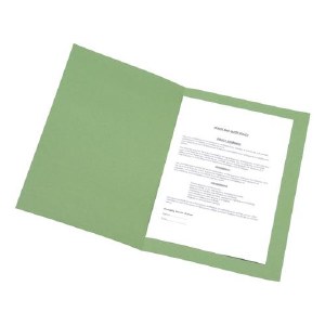 StraightCut Folder Green 315gs