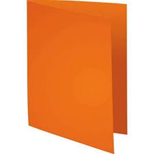 Straight Cut Folder Orange 315