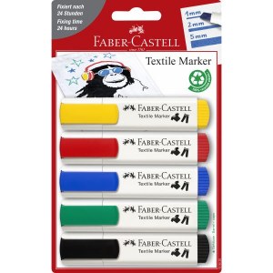 Textile Markers Set of 5
