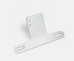 License Plate Bracket White