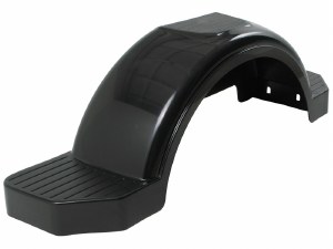 Plastic Fender for 13" - Black with Top and Side Step