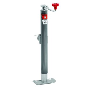 Swivel Jack, Topwind, 15" Travel, Weld-On Tubular Mount, 2,000 lbs. (Includes Foot Plate)